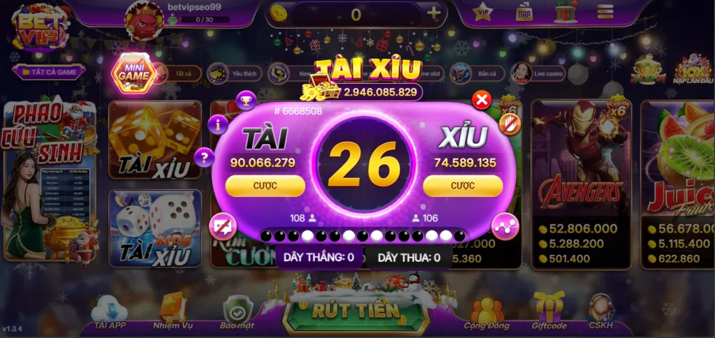 Tài Xỉu Betvip