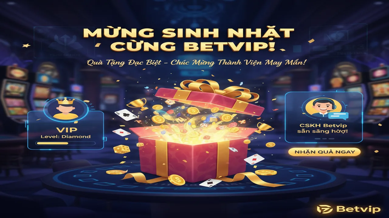 Quà tặng sinh nhật Betvip